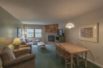 Living Room with Dining Table at your Deer Park vacation rental near Loon Mountain